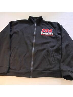 GOA Ultimate National Champion Long Sleeve Men's Black Full Zip Jacket Size XL